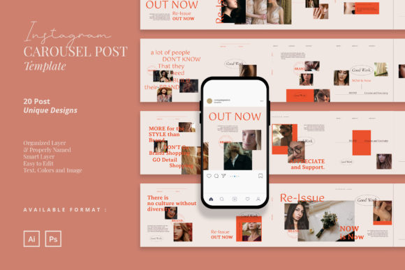 Download Modest Elegant Instagram Carousel Post - Elegant Collection