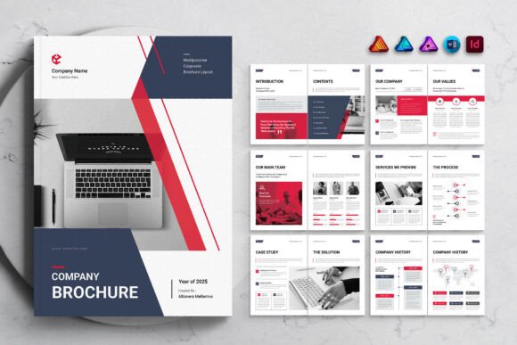 Download Company Brochure Template - Company Collection